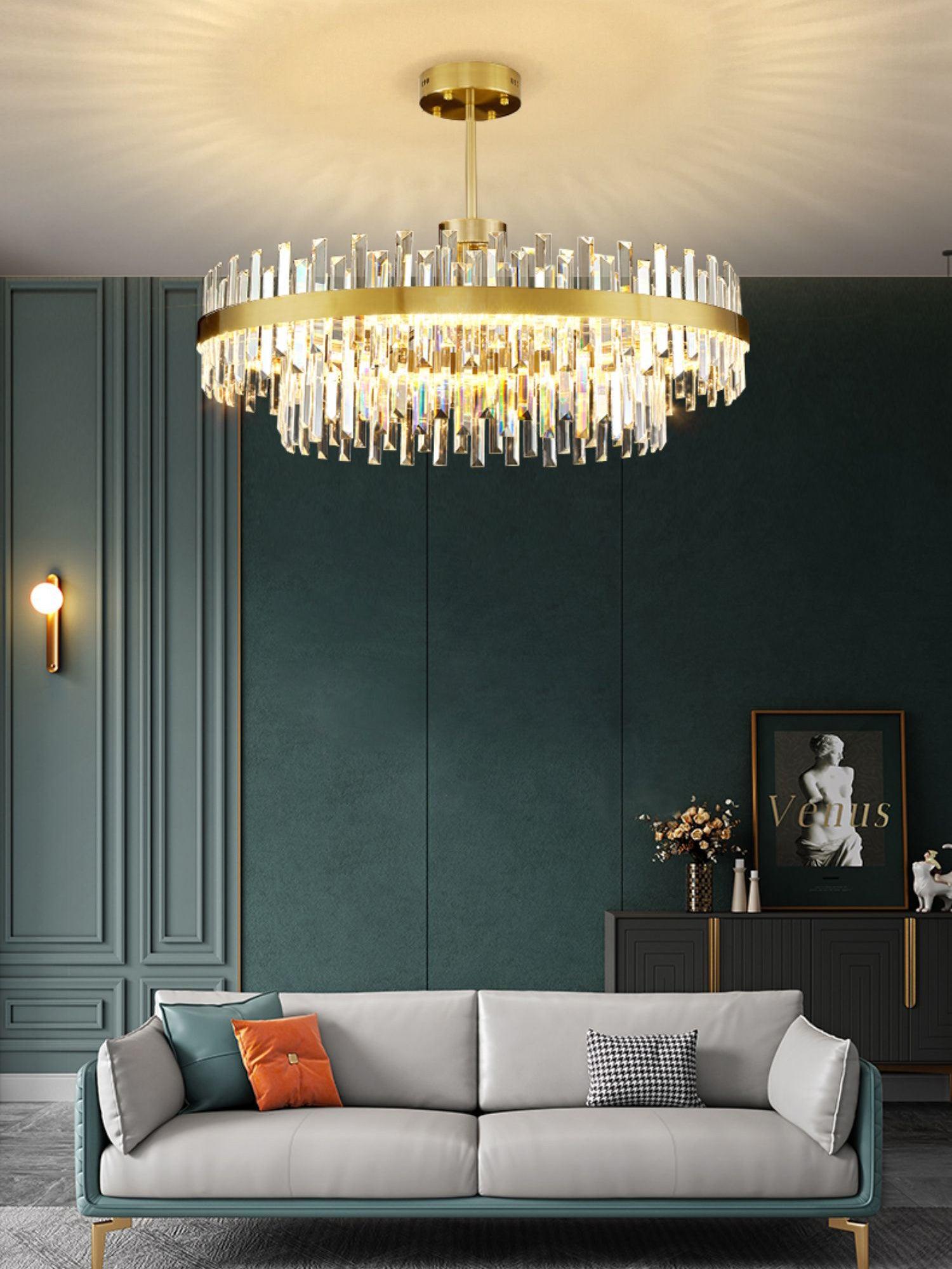 Drum Glass Chandelier - Lamp Outdoor