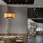 Drum Shade Pendant Light - Lamp Outdoor