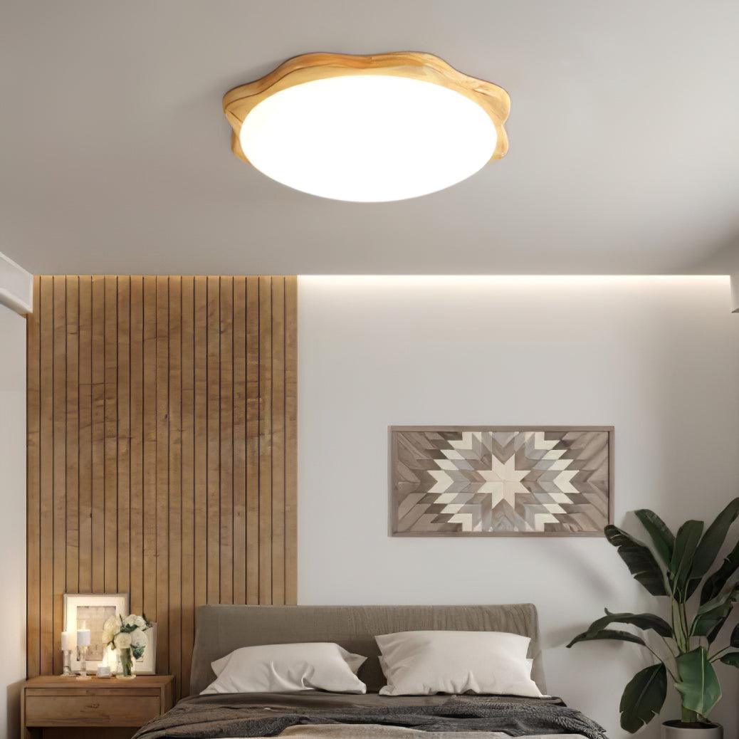 Drum Wood Ceiling Lamp - Lamp Outdoor
