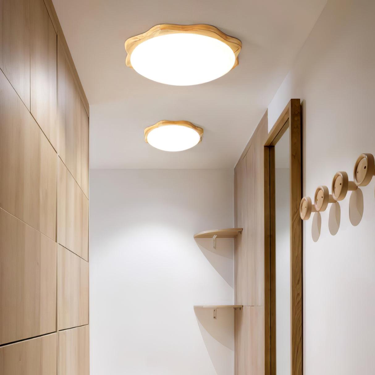 Drum Wood Ceiling Lamp - Lamp Outdoor