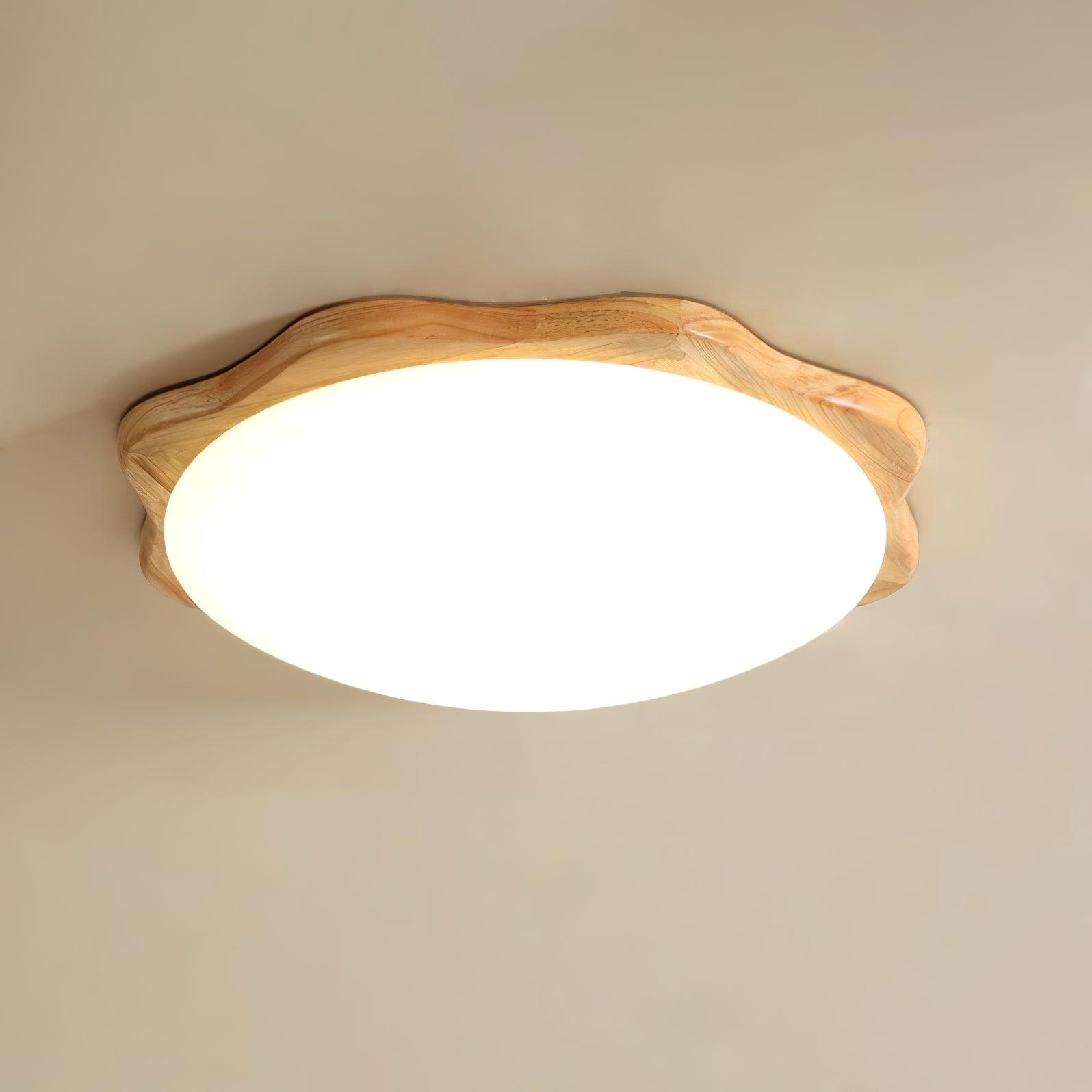Drum Wood Ceiling Lamp - Lamp Outdoor