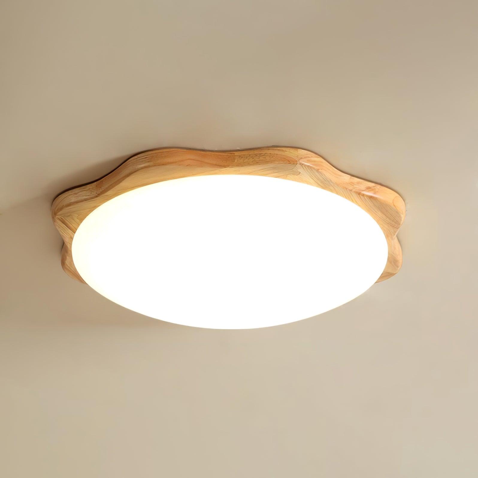 Drum Wood Ceiling Lamp - Lamp Outdoor