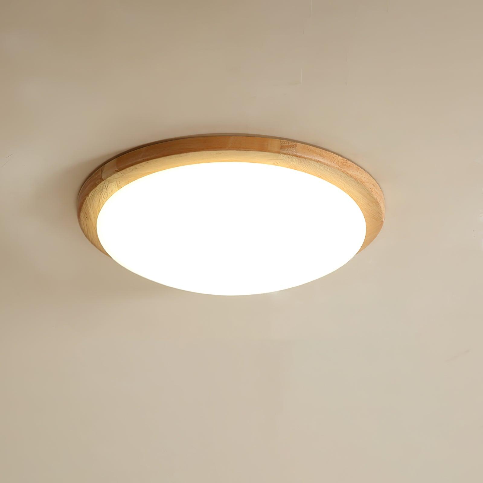 Drum Wood Ceiling Lamp - Lamp Outdoor