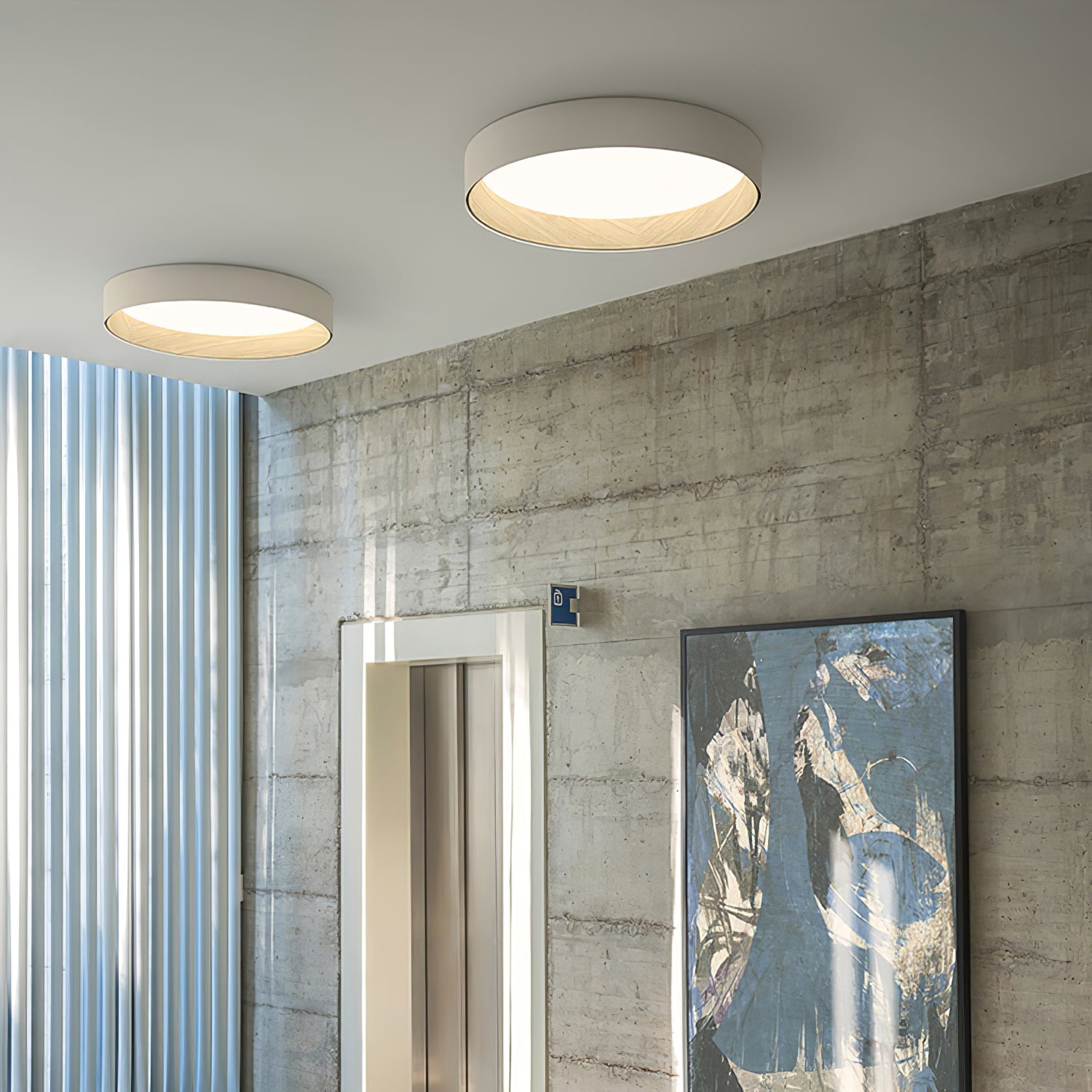 Duo Round Ceiling Lamp - Lamp Outdoor