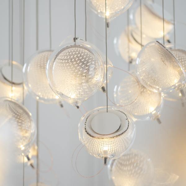 Mesh Glass Pendant Light - Lamp Outdoor