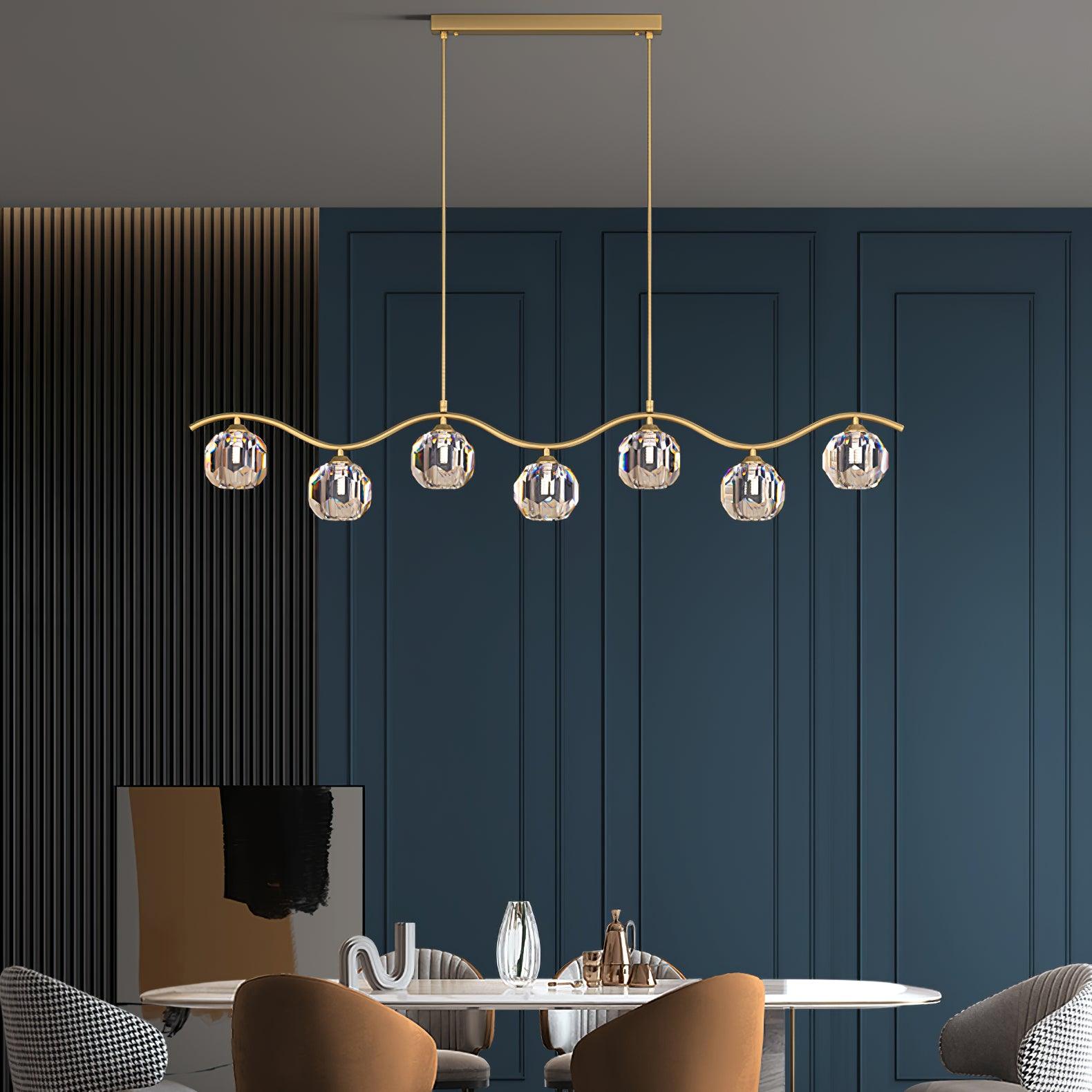 Eara Crystal Chandelier - Lamp Outdoor