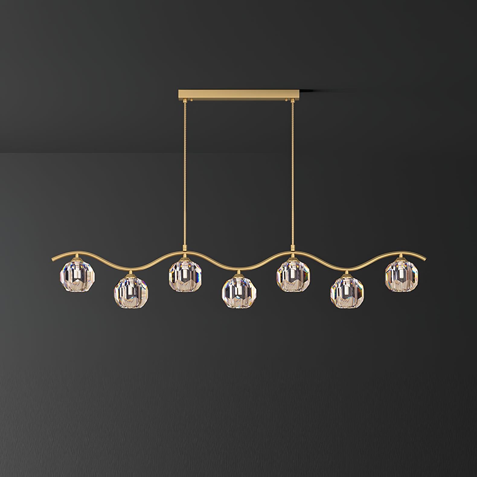 Eara Crystal Chandelier - Lamp Outdoor
