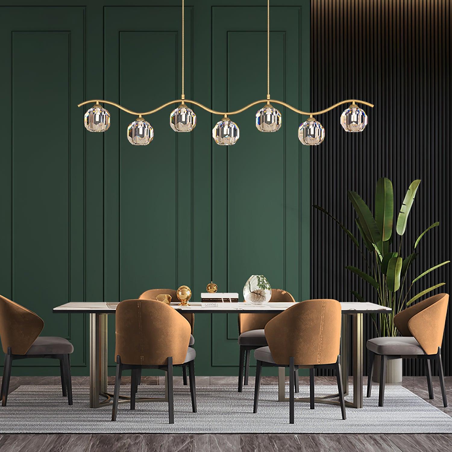 Eara Crystal Chandelier - Lamp Outdoor