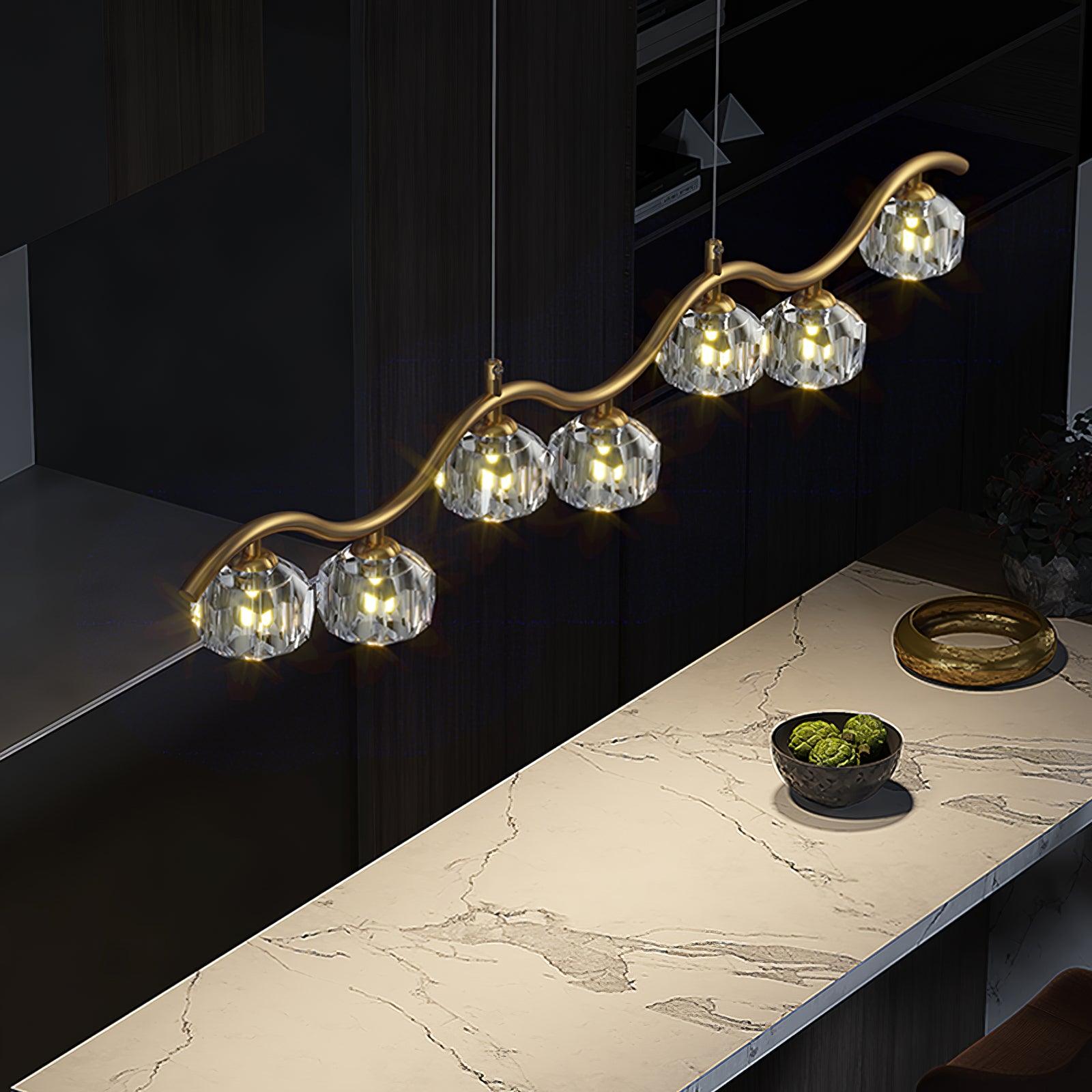 Eara Crystal Chandelier - Lamp Outdoor