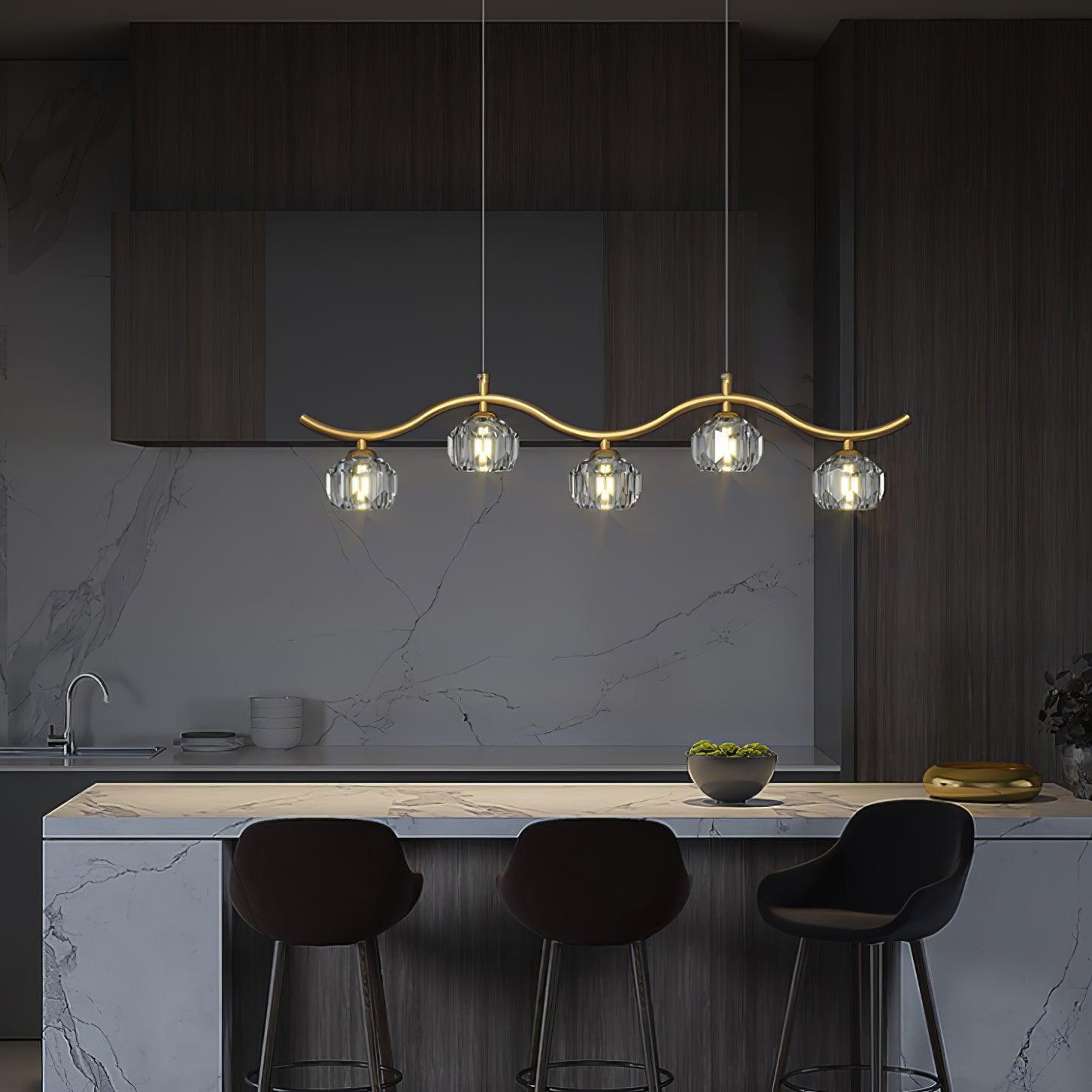 Eara Crystal Chandelier - Lamp Outdoor