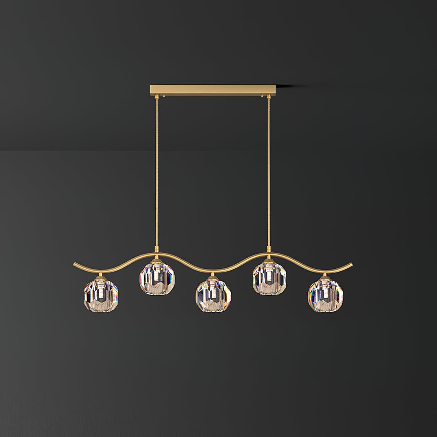 Eara Crystal Chandelier - Lamp Outdoor