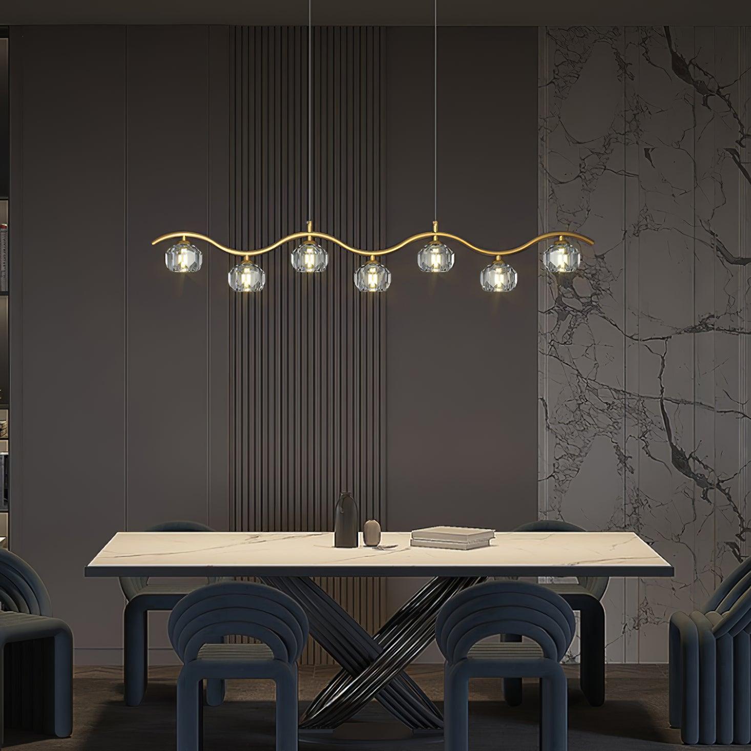 Eara Crystal Chandelier - Lamp Outdoor