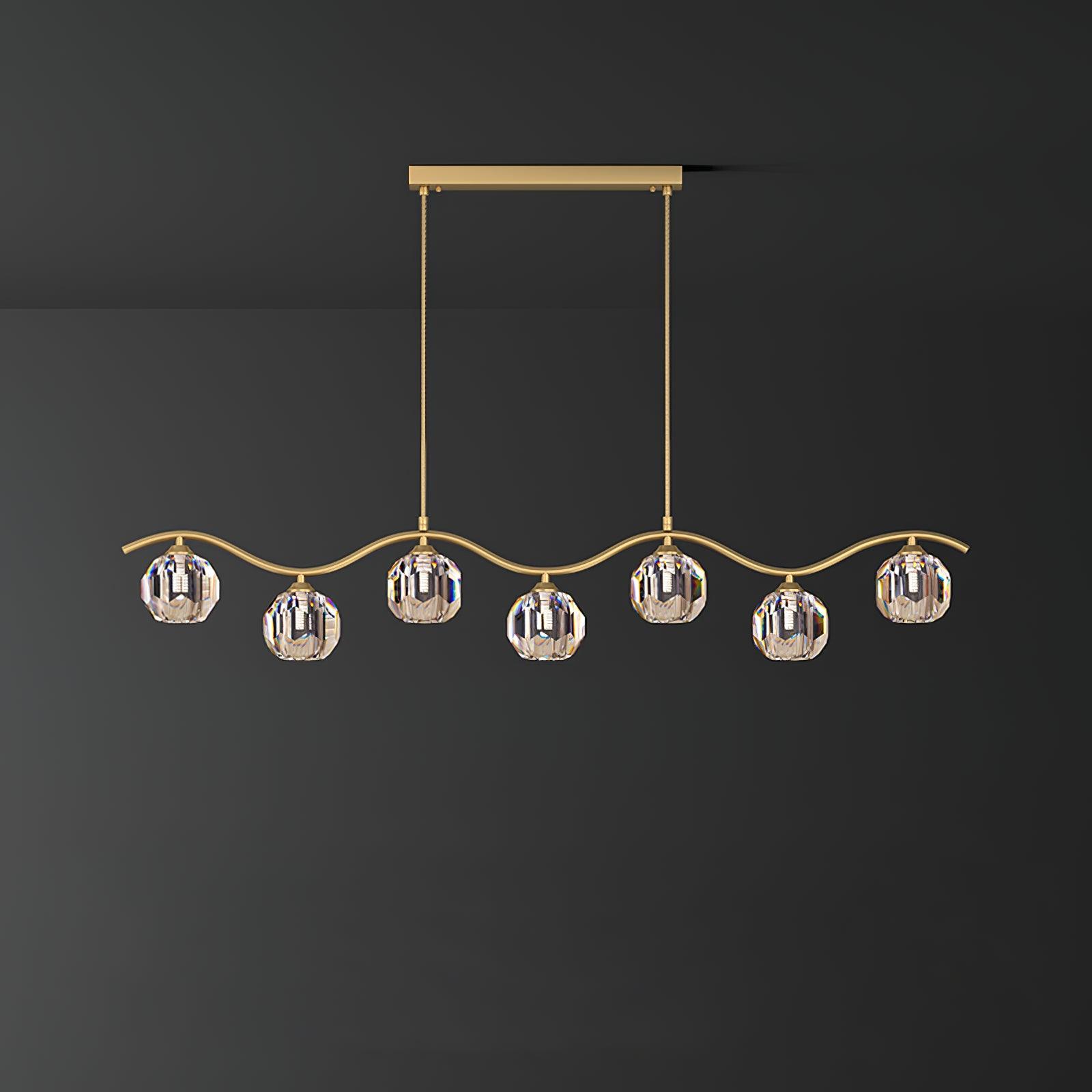 Eara Crystal Chandelier - Lamp Outdoor