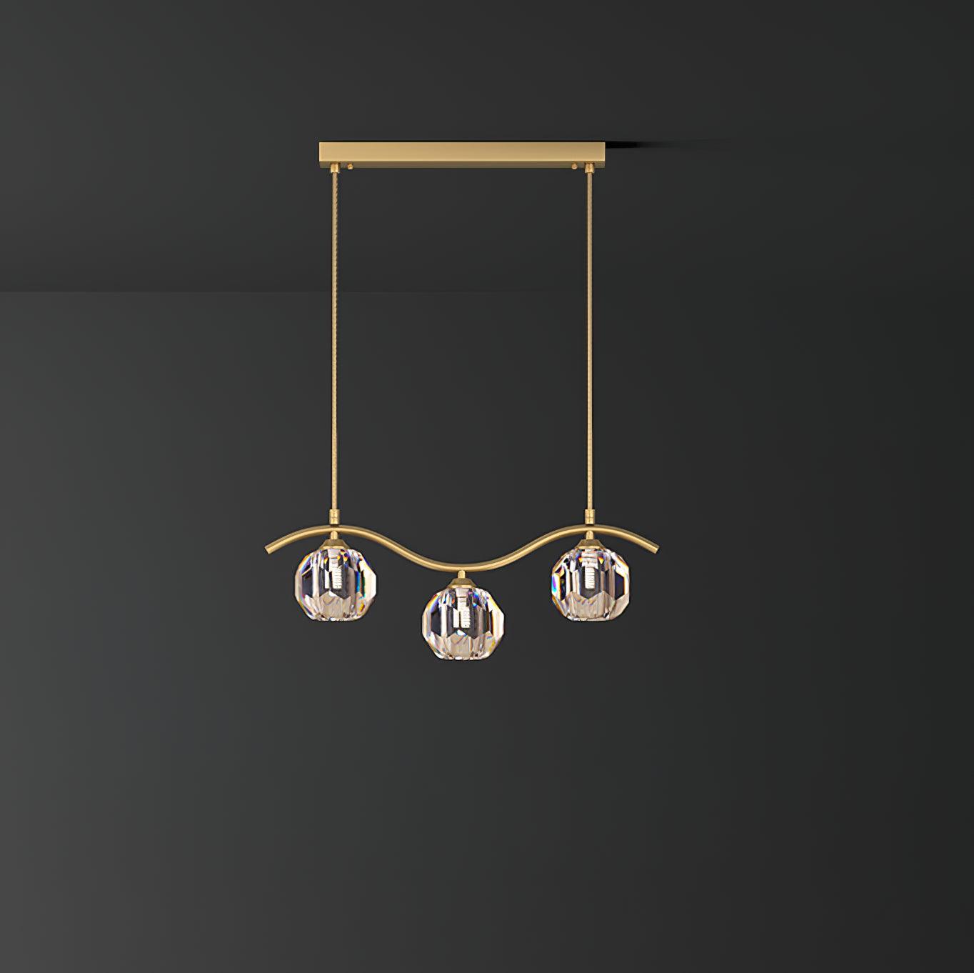 Eara Crystal Chandelier - Lamp Outdoor