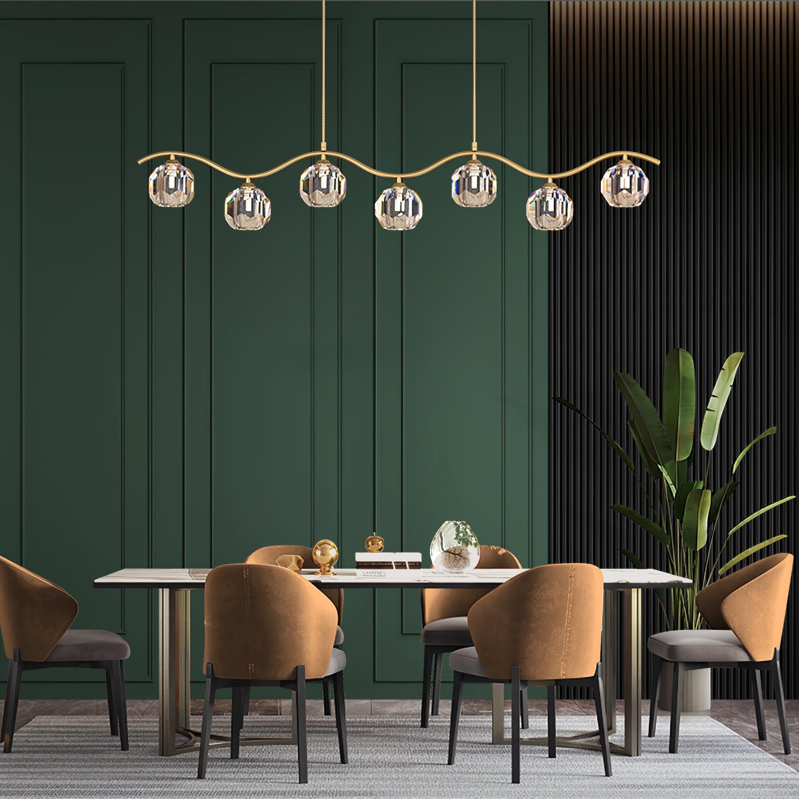 Eara Crystal Chandelier - Lamp Outdoor