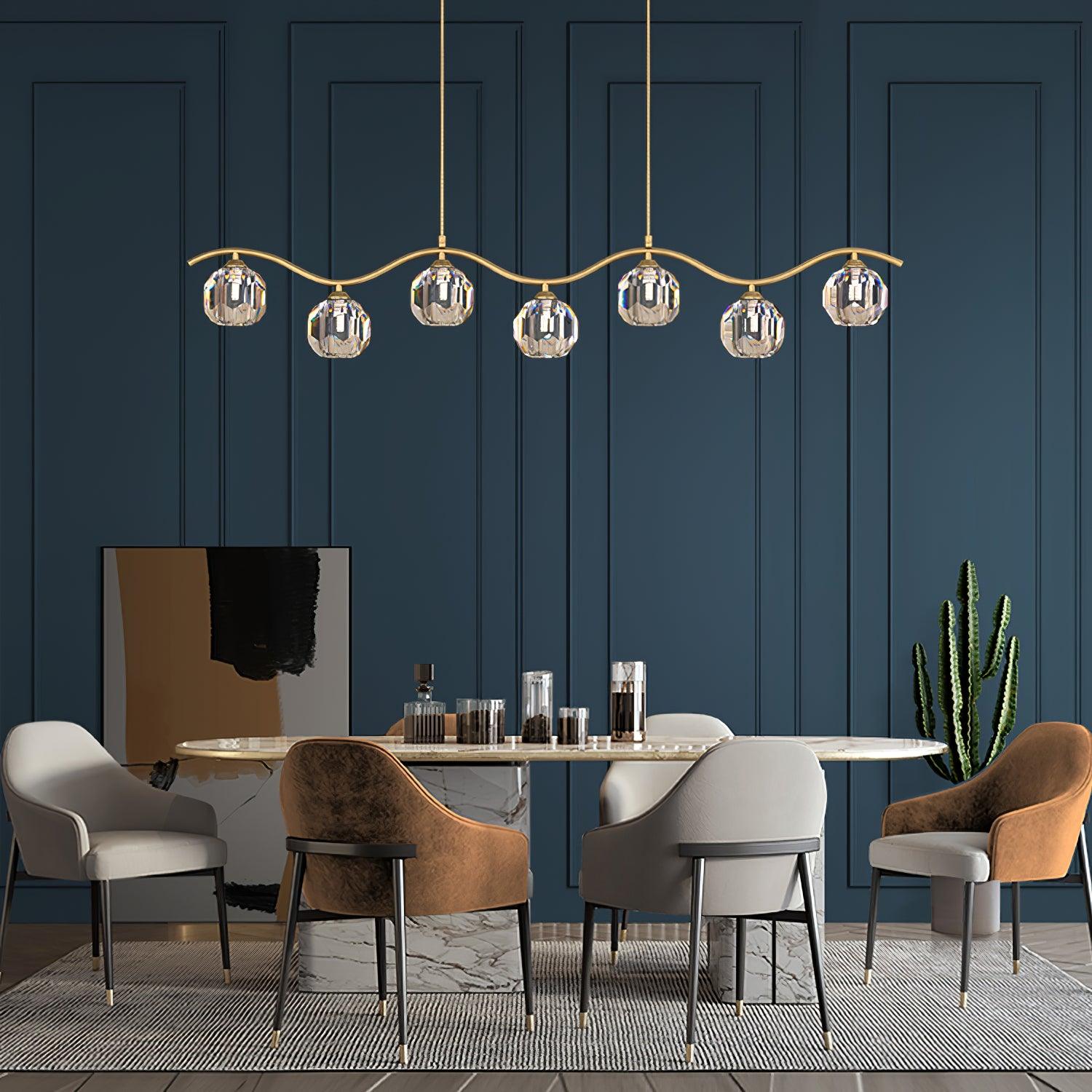 Eara Crystal Chandelier - Lamp Outdoor