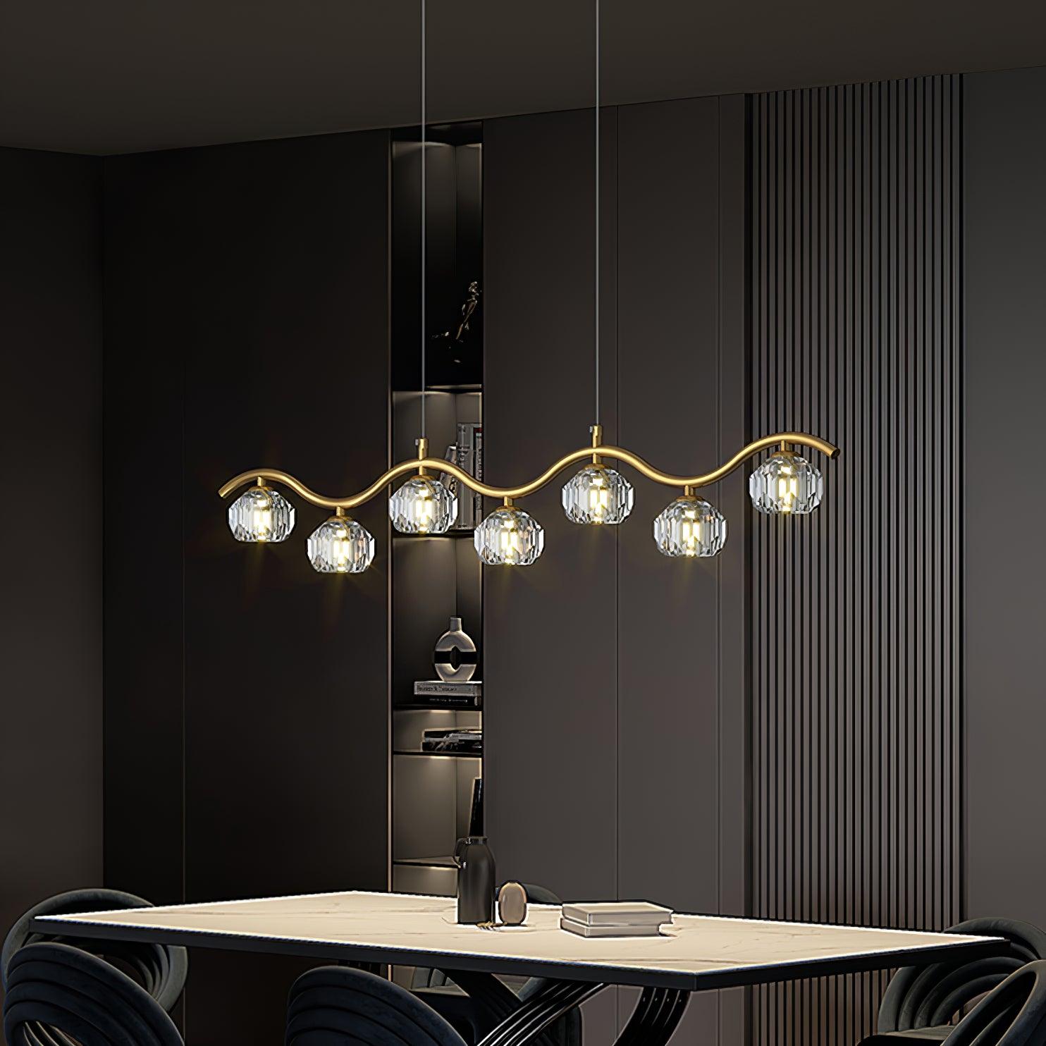 Eara Crystal Chandelier - Lamp Outdoor