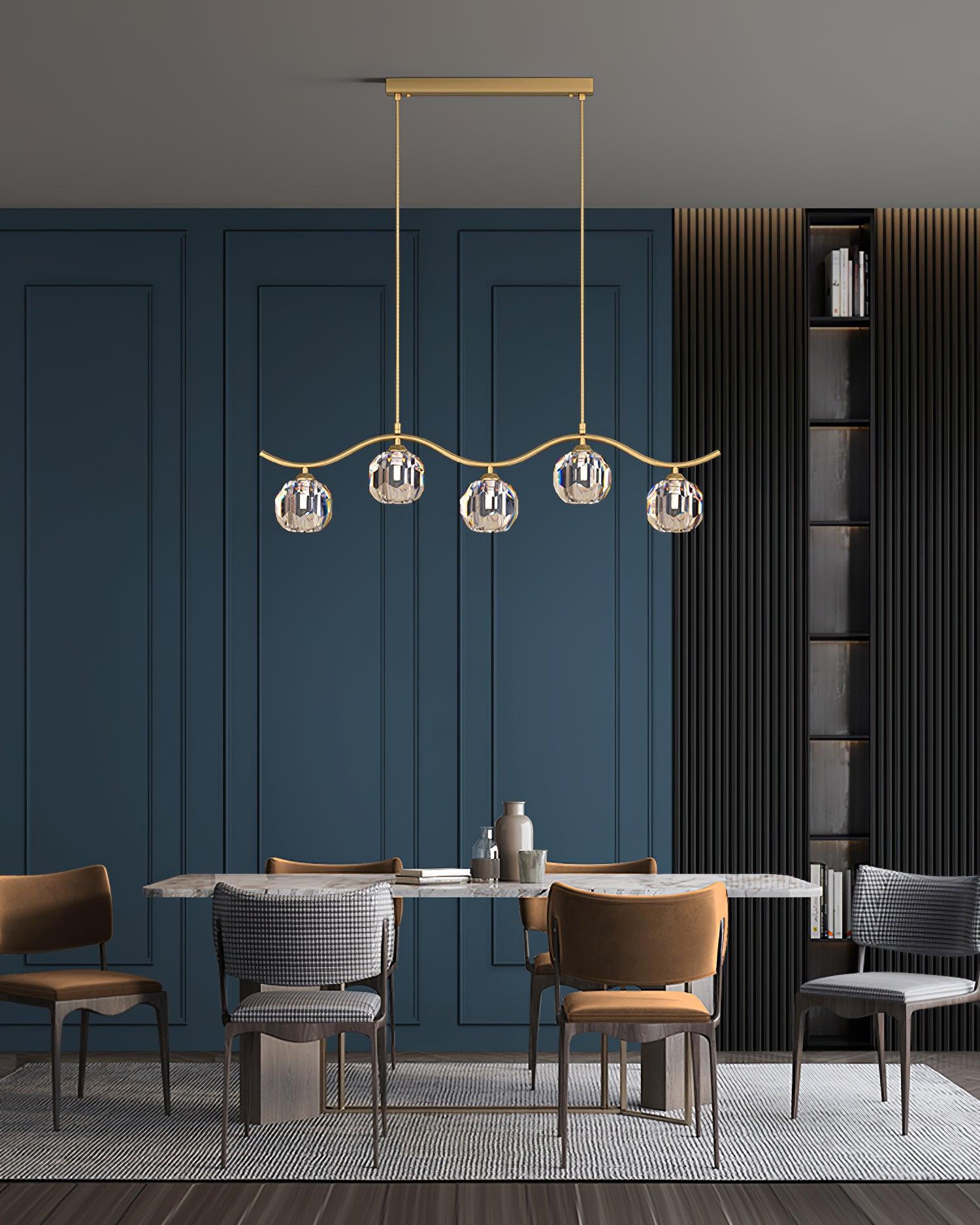 Eara Crystal Chandelier - Lamp Outdoor