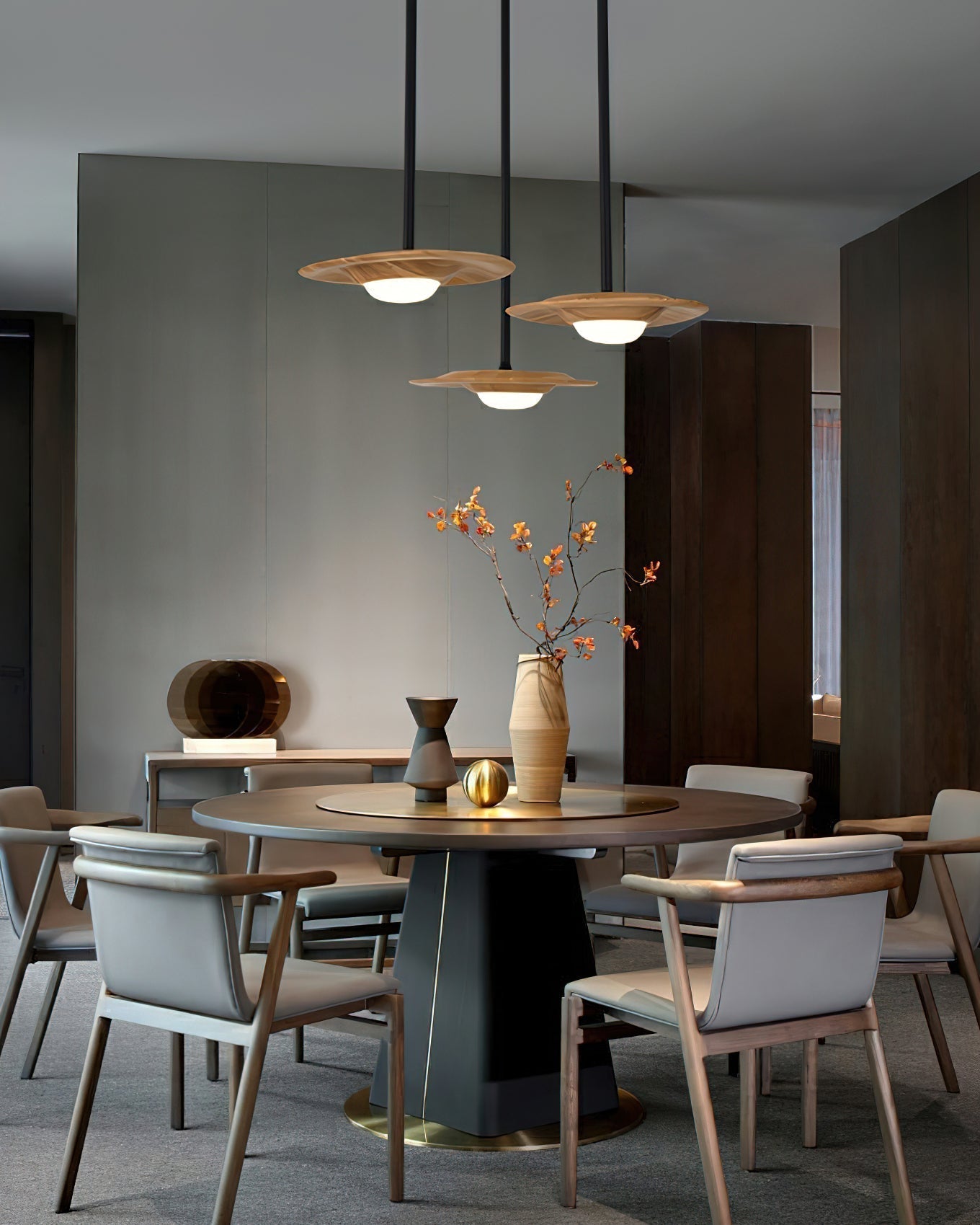 Cesilis Wood Pendant Light - Lamp Outdoor