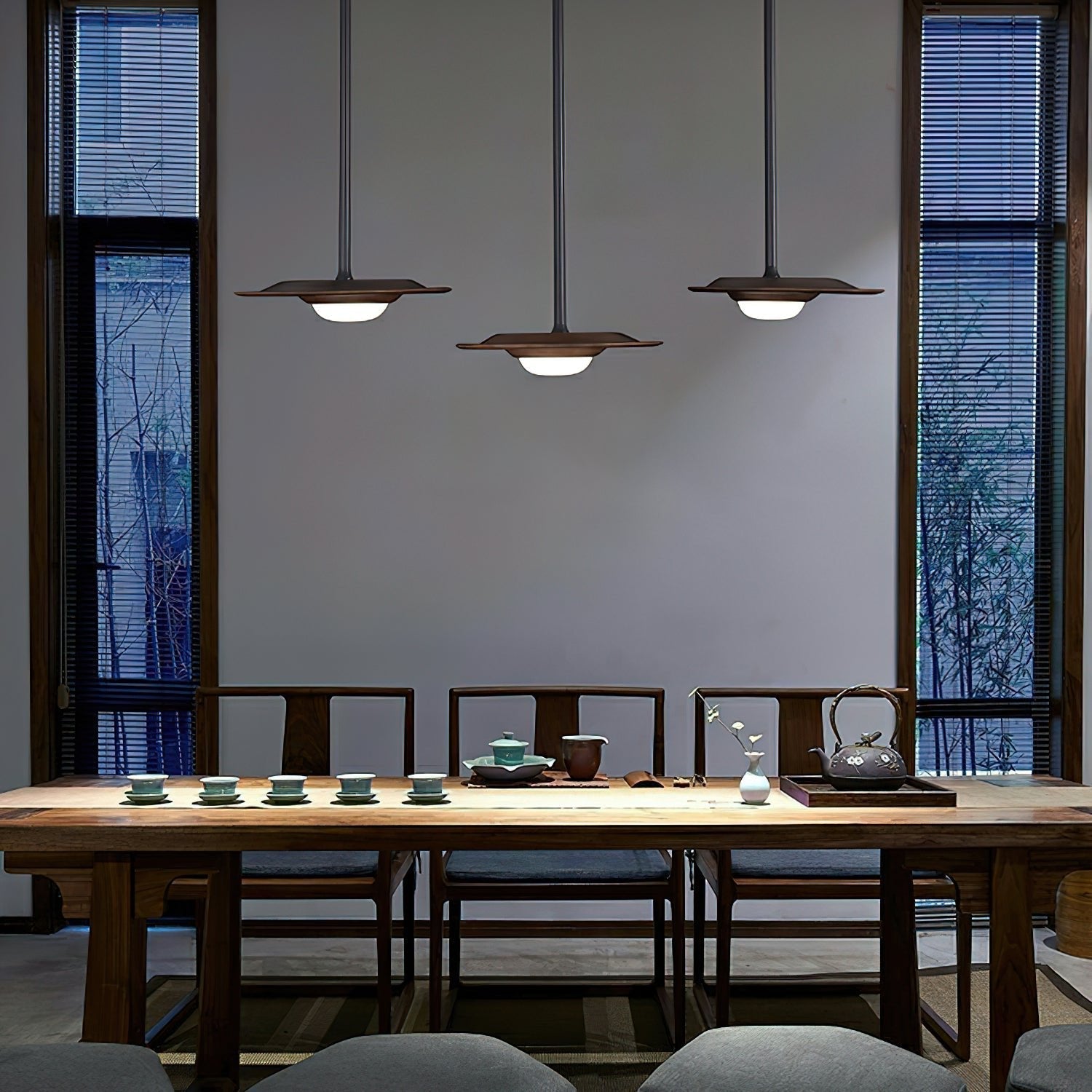Cesilis Wood Pendant Light - Lamp Outdoor