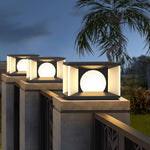Eclipse Cube Outdoor Post Light - Lamp Outdoor