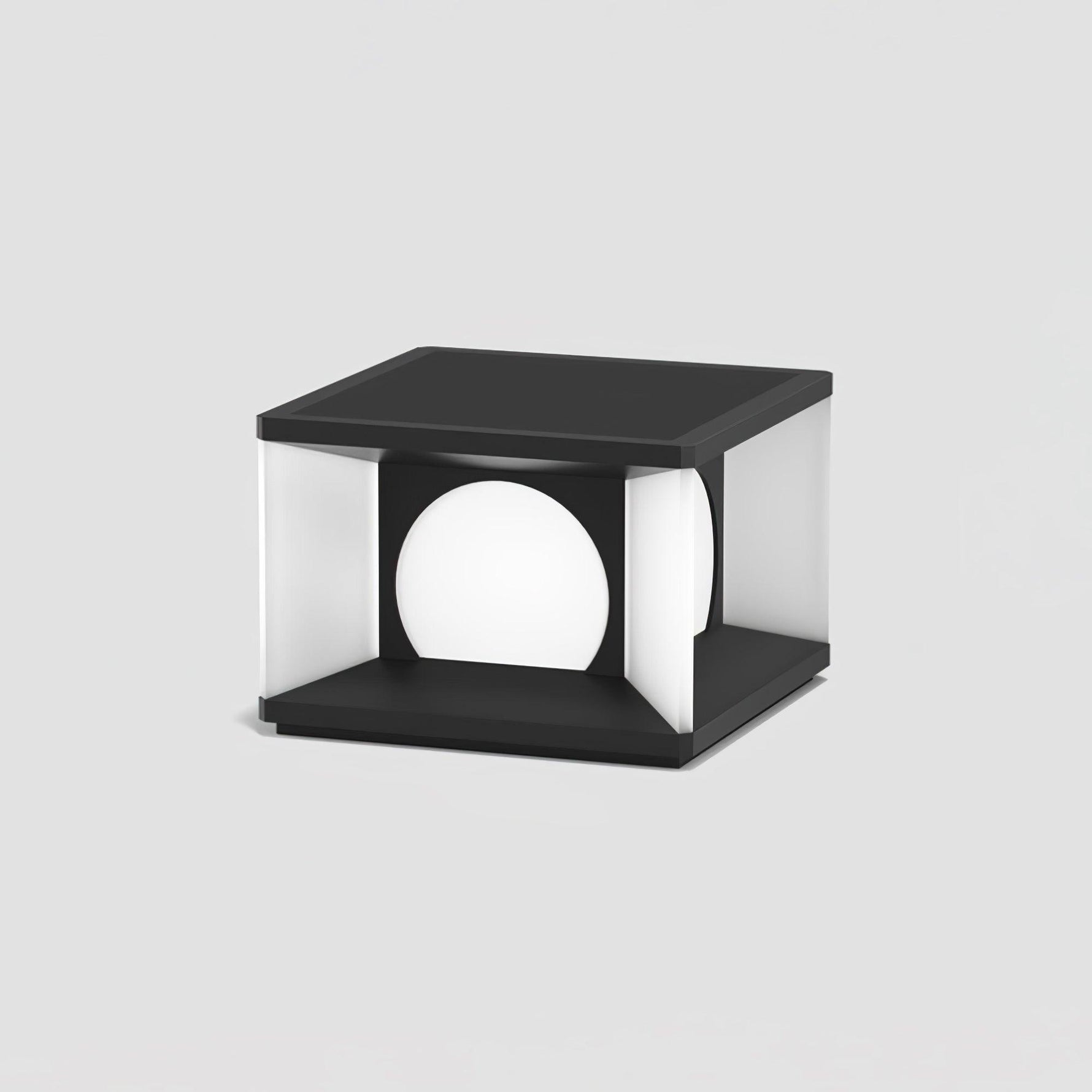 Eclipse Cube Outdoor Post Light - Lamp Outdoor