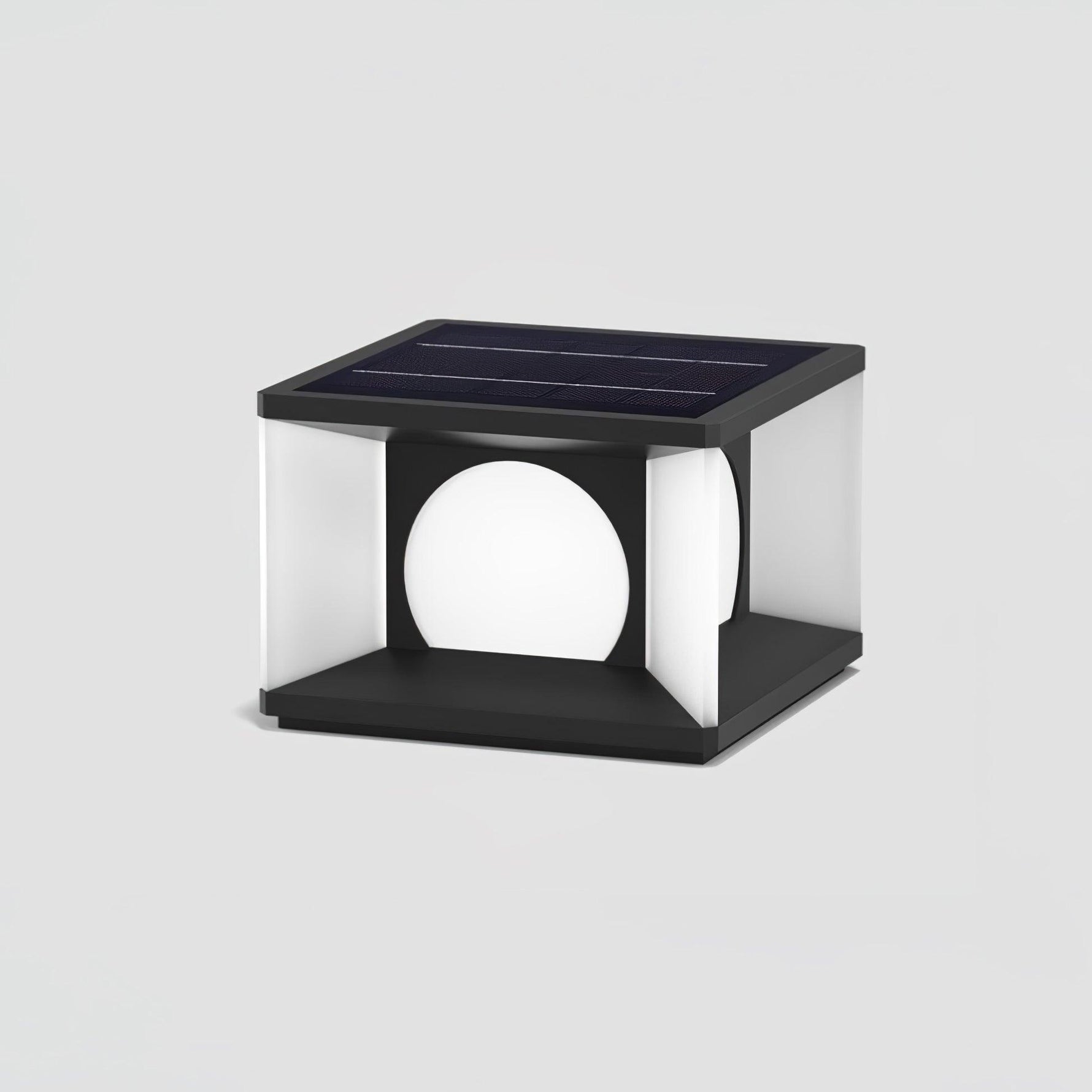 Eclipse Cube Outdoor Post Light - Lamp Outdoor