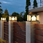 Eclipse Cube Outdoor Post Light - Lamp Outdoor