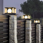 Eclipse Cube Outdoor Post Light - Lamp Outdoor