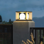 Eclipse Cube Outdoor Post Light - Lamp Outdoor