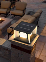 Eclipse Cube Outdoor Post Light - Lamp Outdoor