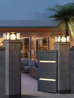 Eclipse Cube Outdoor Post Light - Lamp Outdoor