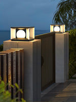 Eclipse Cube Outdoor Post Light - Lamp Outdoor