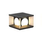Eclipse Cube Outdoor Post Light - Lamp Outdoor