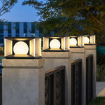 Eclipse Cube Outdoor Post Light - Lamp Outdoor
