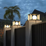 Eclipse Cube Outdoor Post Light - Lamp Outdoor