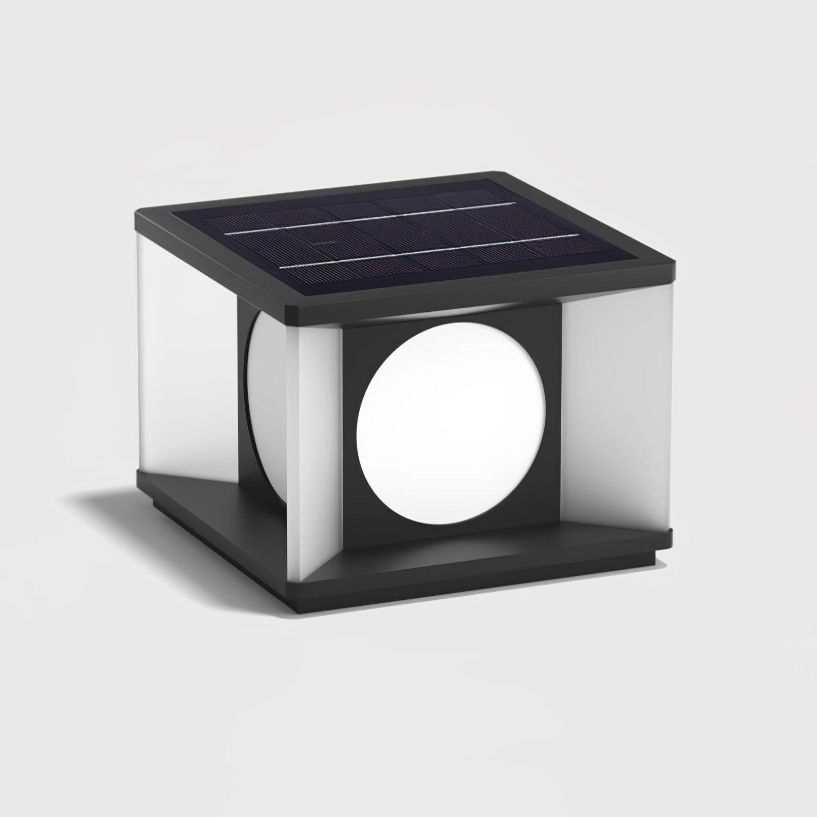 Eclipse Cube Outdoor Post Light - Lamp Outdoor