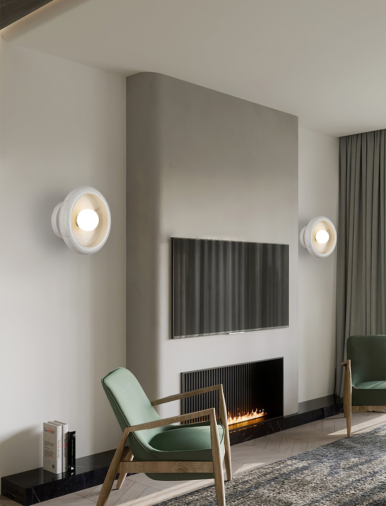 Eclipse Jade Wall Sconce - Lamp Outdoor