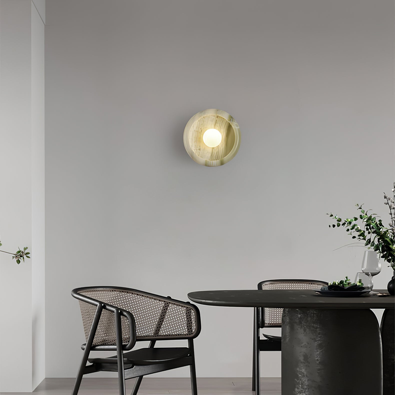 Eclipse Jade Wall Sconce - Lamp Outdoor