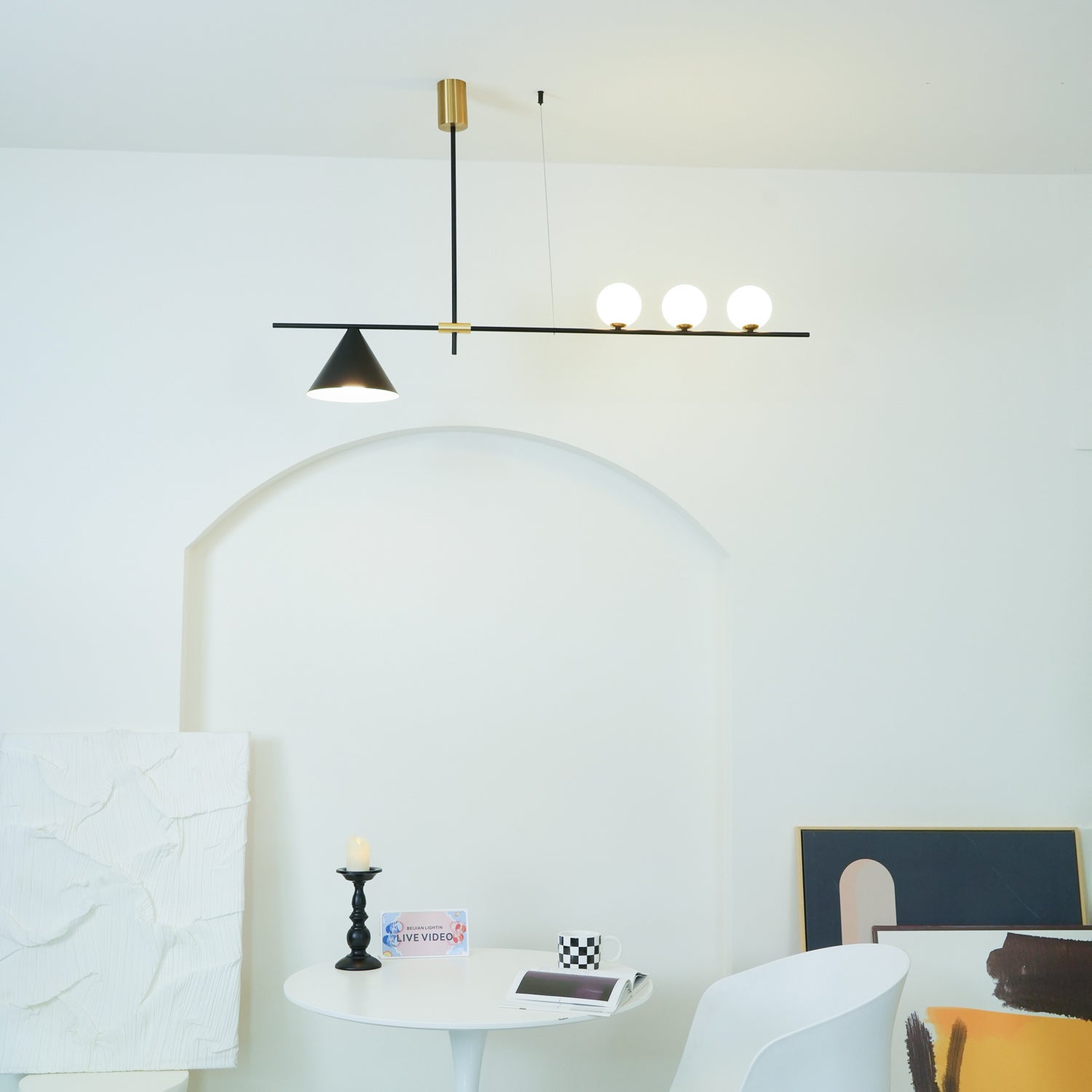 Eclipse Linear Suspension Light - Lamp Outdoor