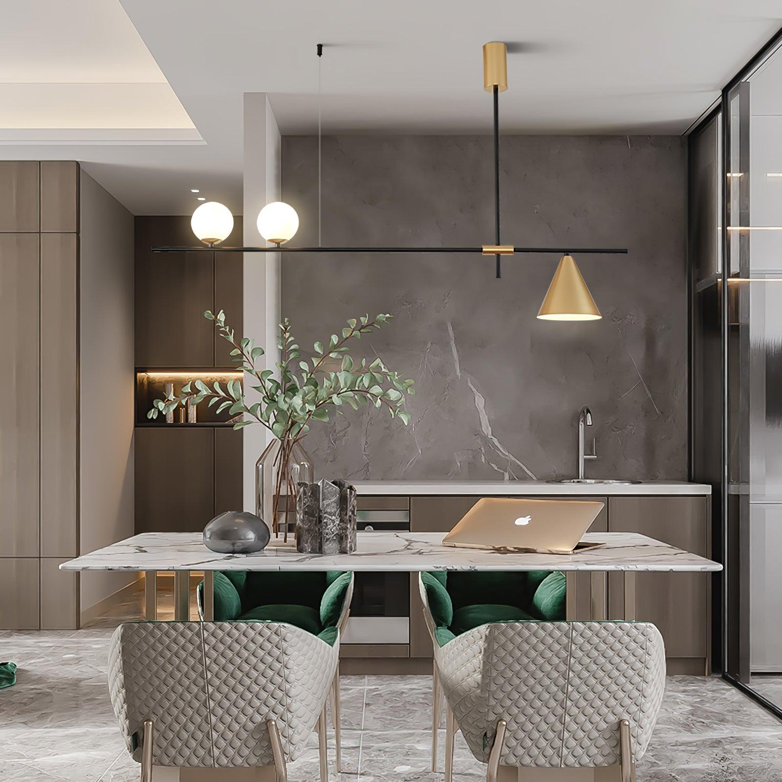 Eclipse Linear Suspension Light - Lamp Outdoor