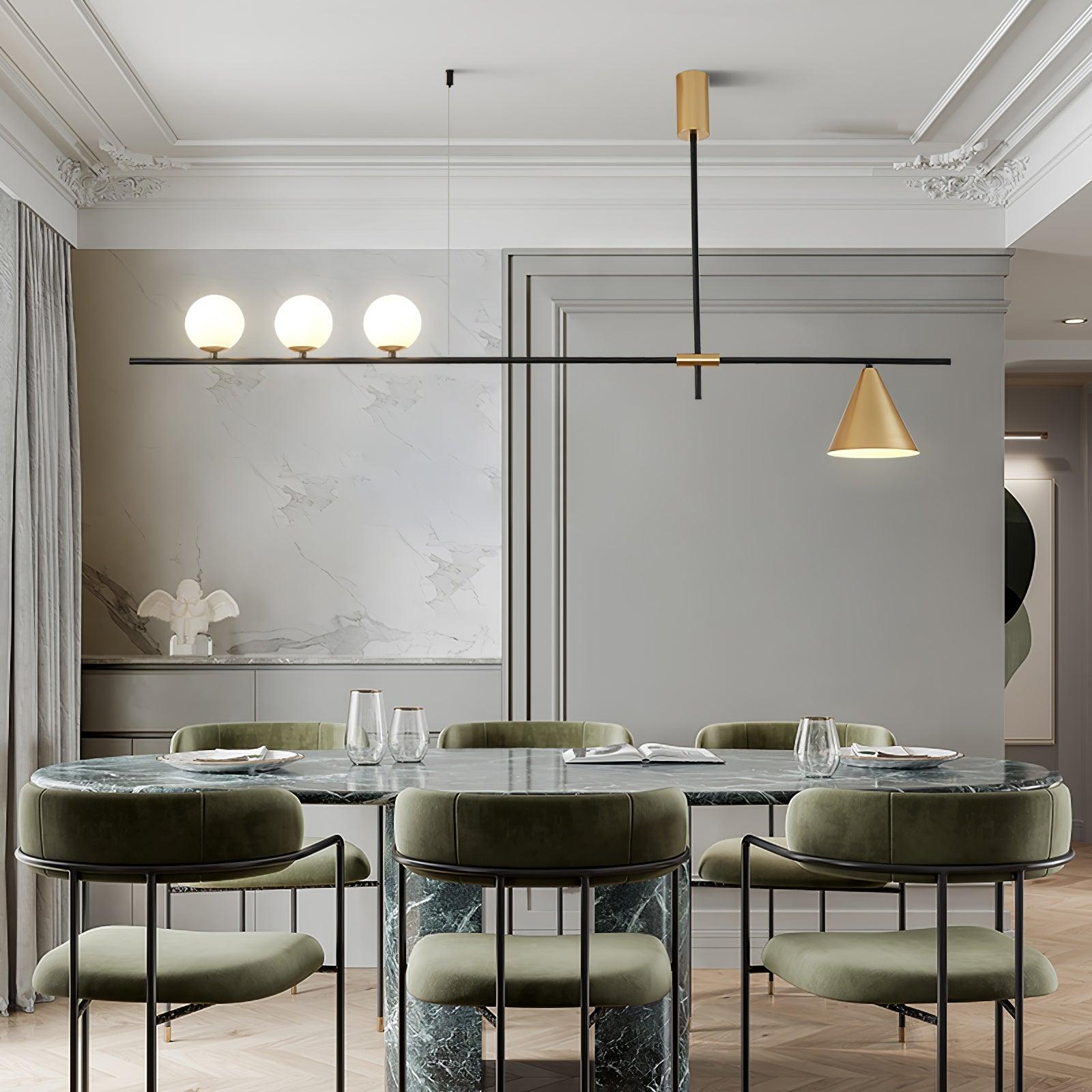 Eclipse Linear Suspension Light - Lamp Outdoor