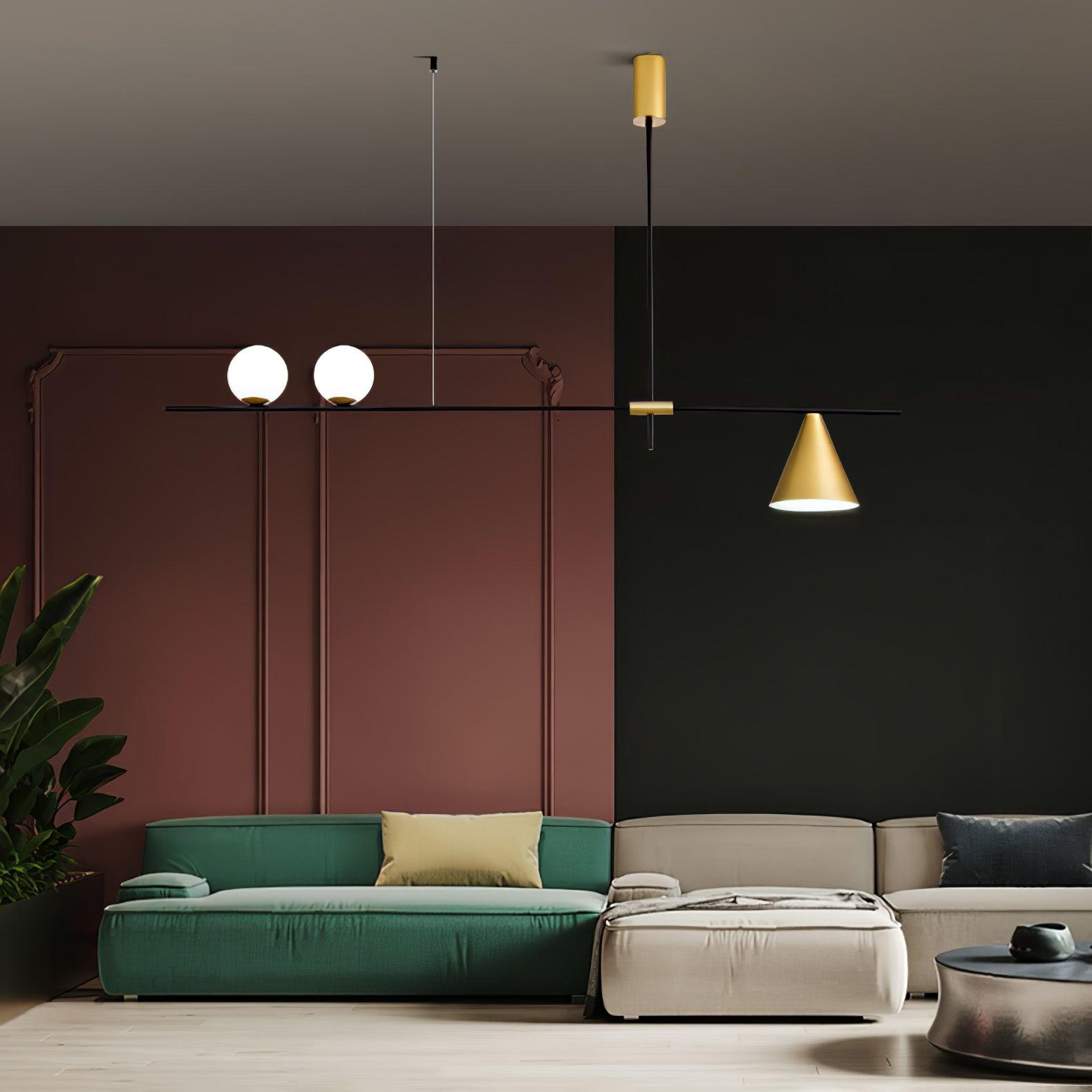 Eclipse Linear Suspension Light - Lamp Outdoor