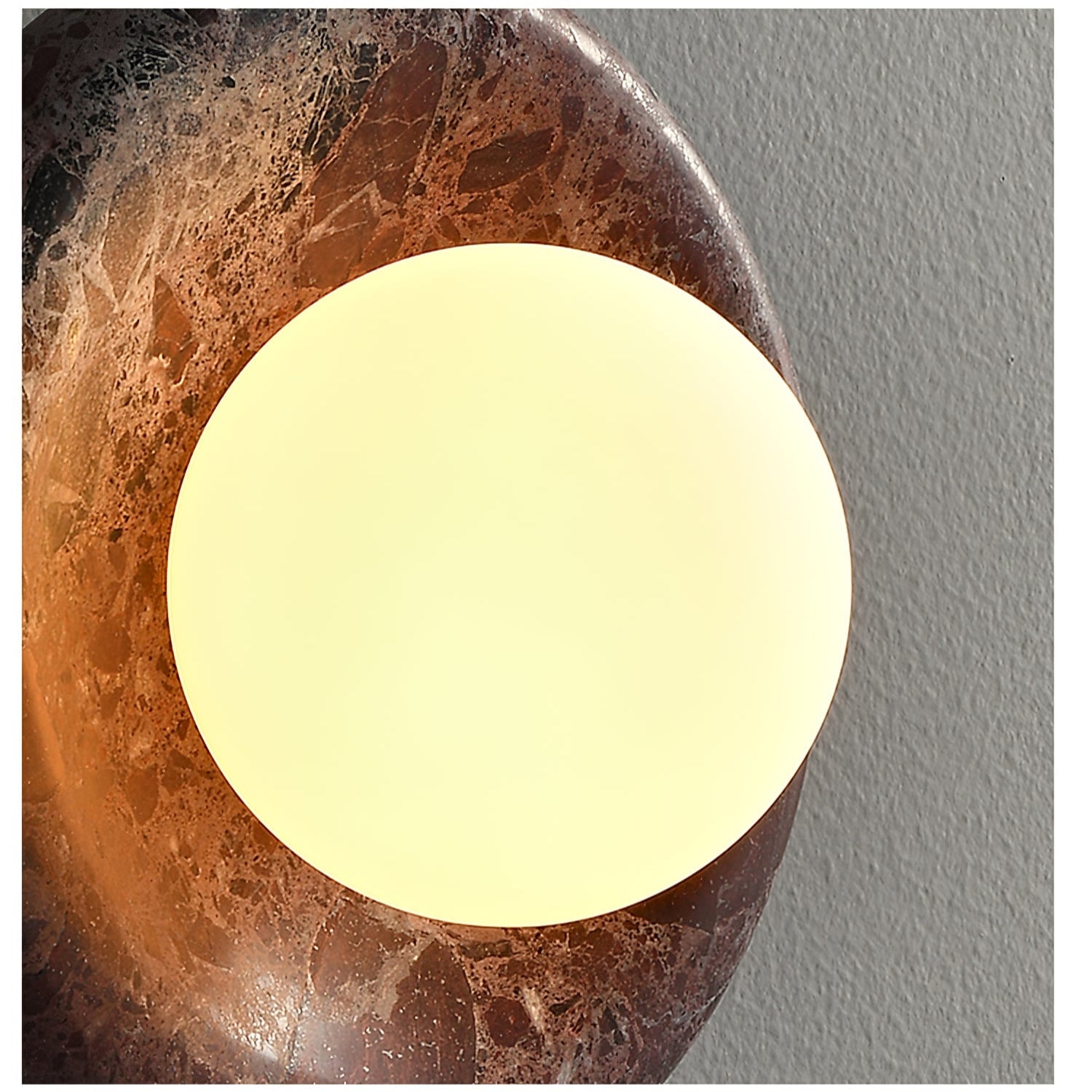 Amber Vintage Marble Wall Light - Lamp Outdoor