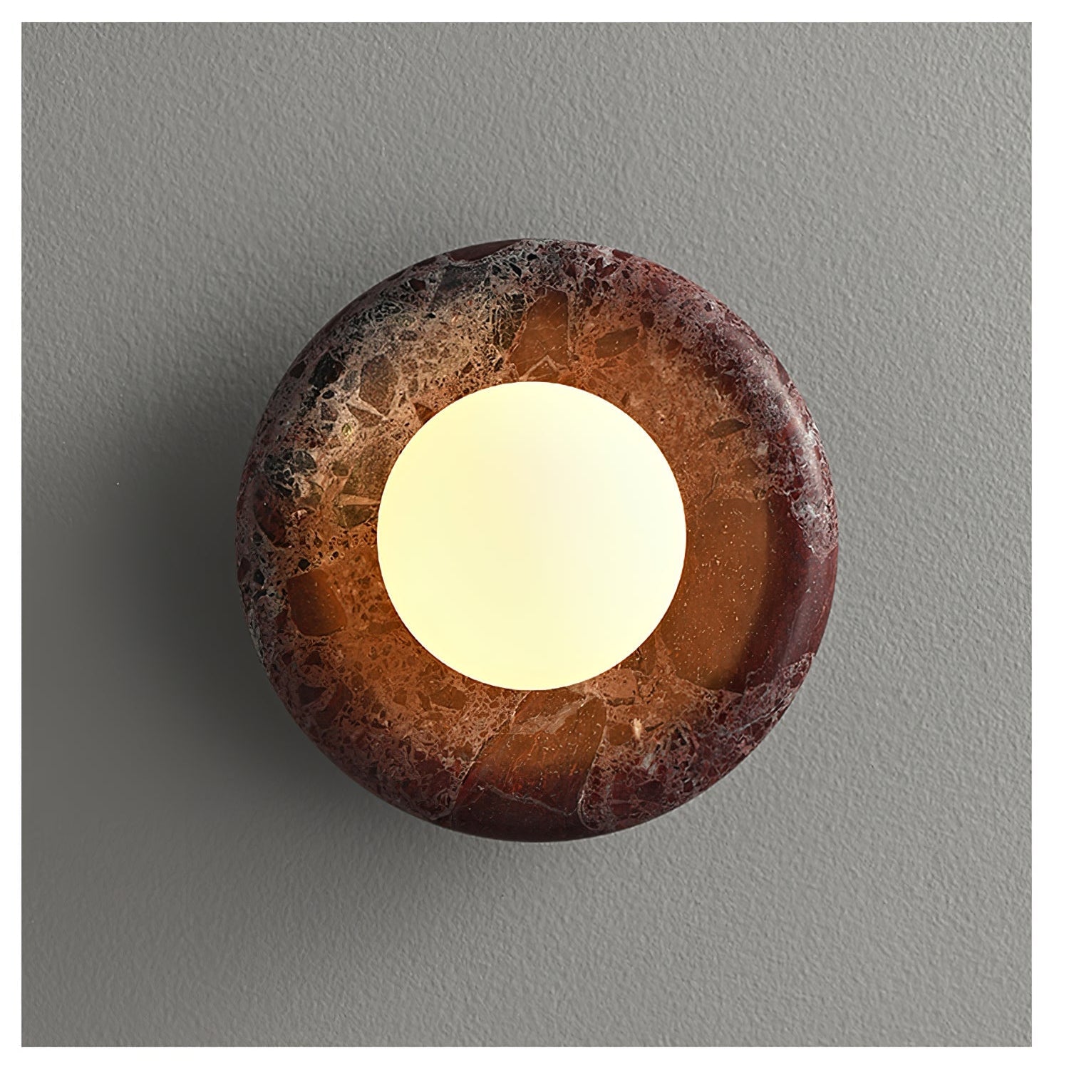 Amber Vintage Marble Wall Light - Lamp Outdoor