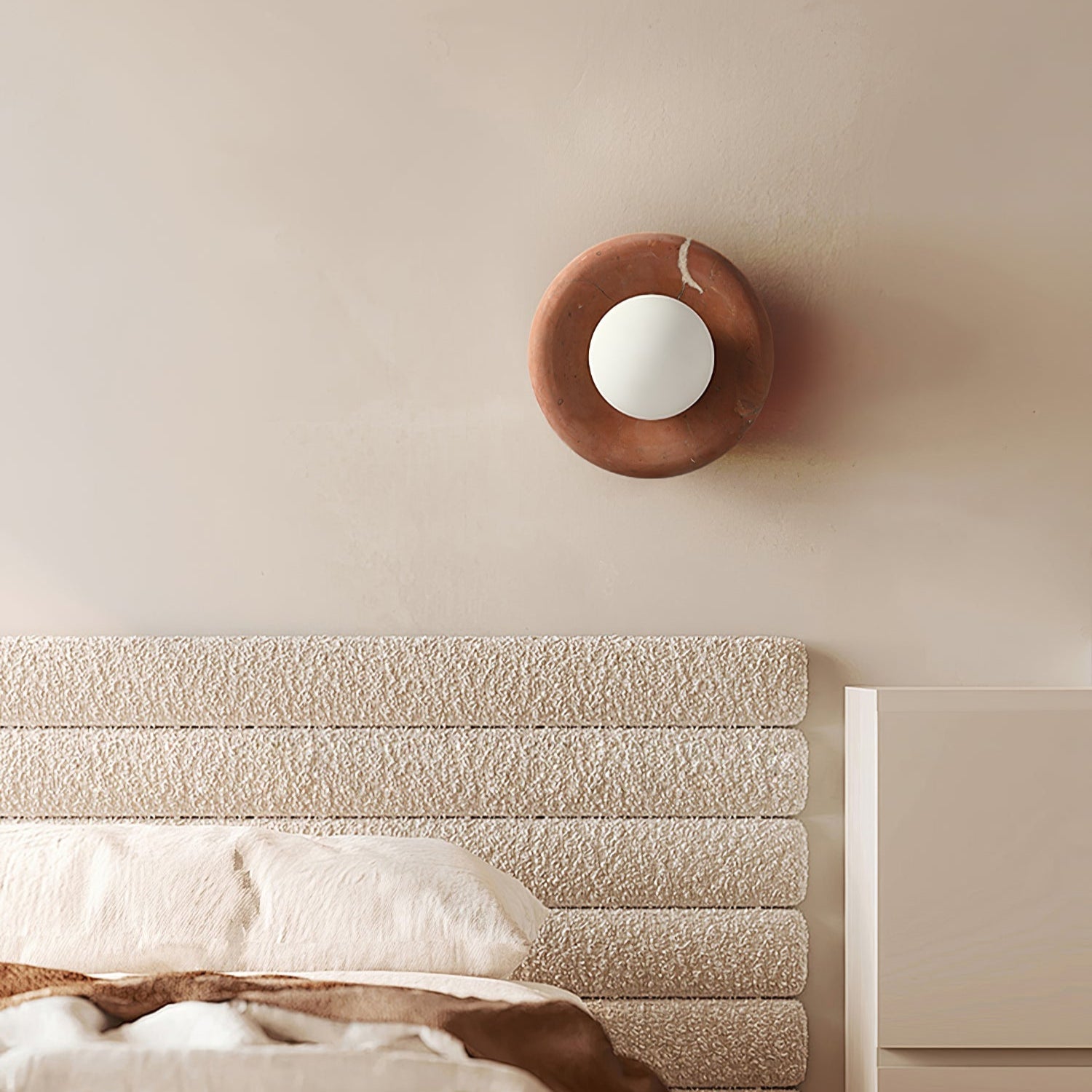 Amber Vintage Marble Wall Light - Lamp Outdoor