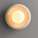 Amber Vintage Marble Wall Light - Lamp Outdoor