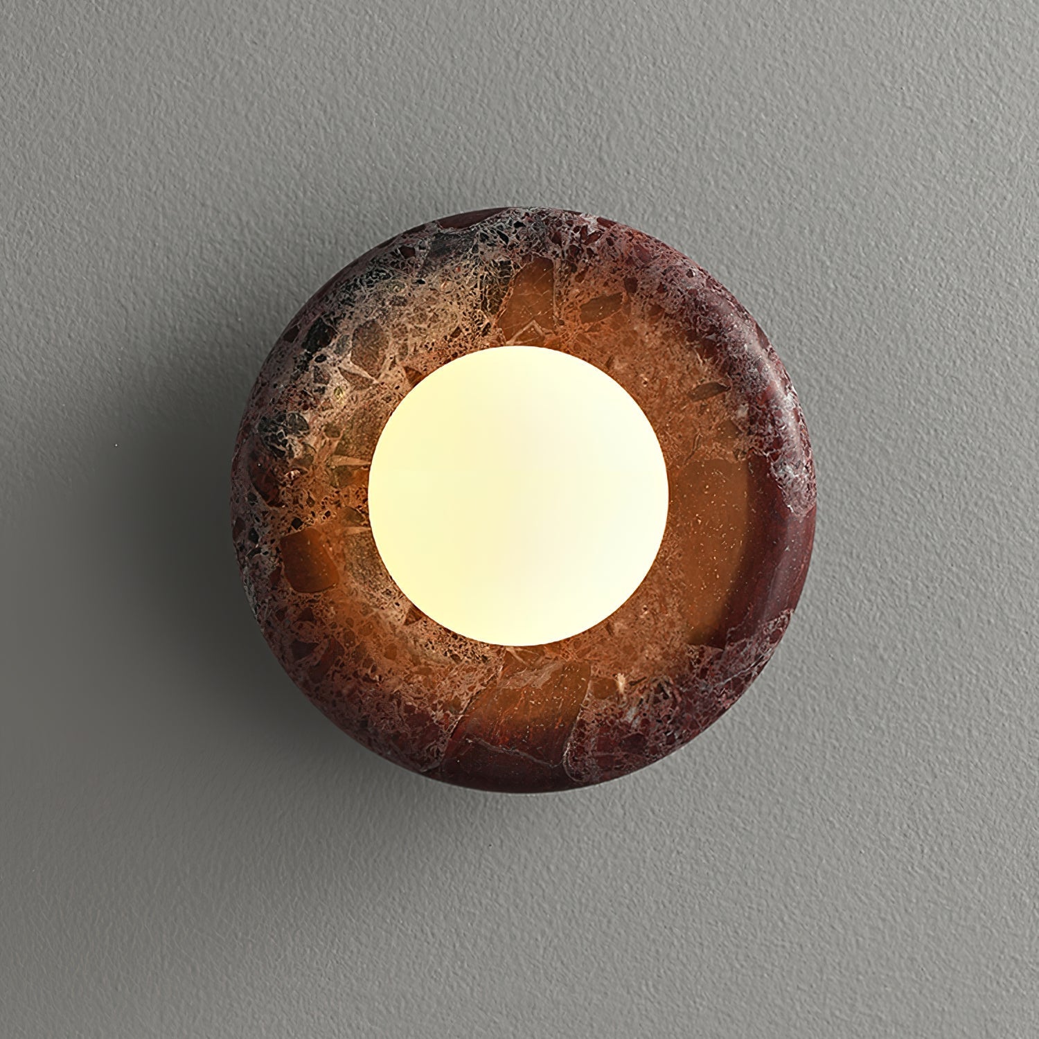 Amber Vintage Marble Wall Light - Lamp Outdoor