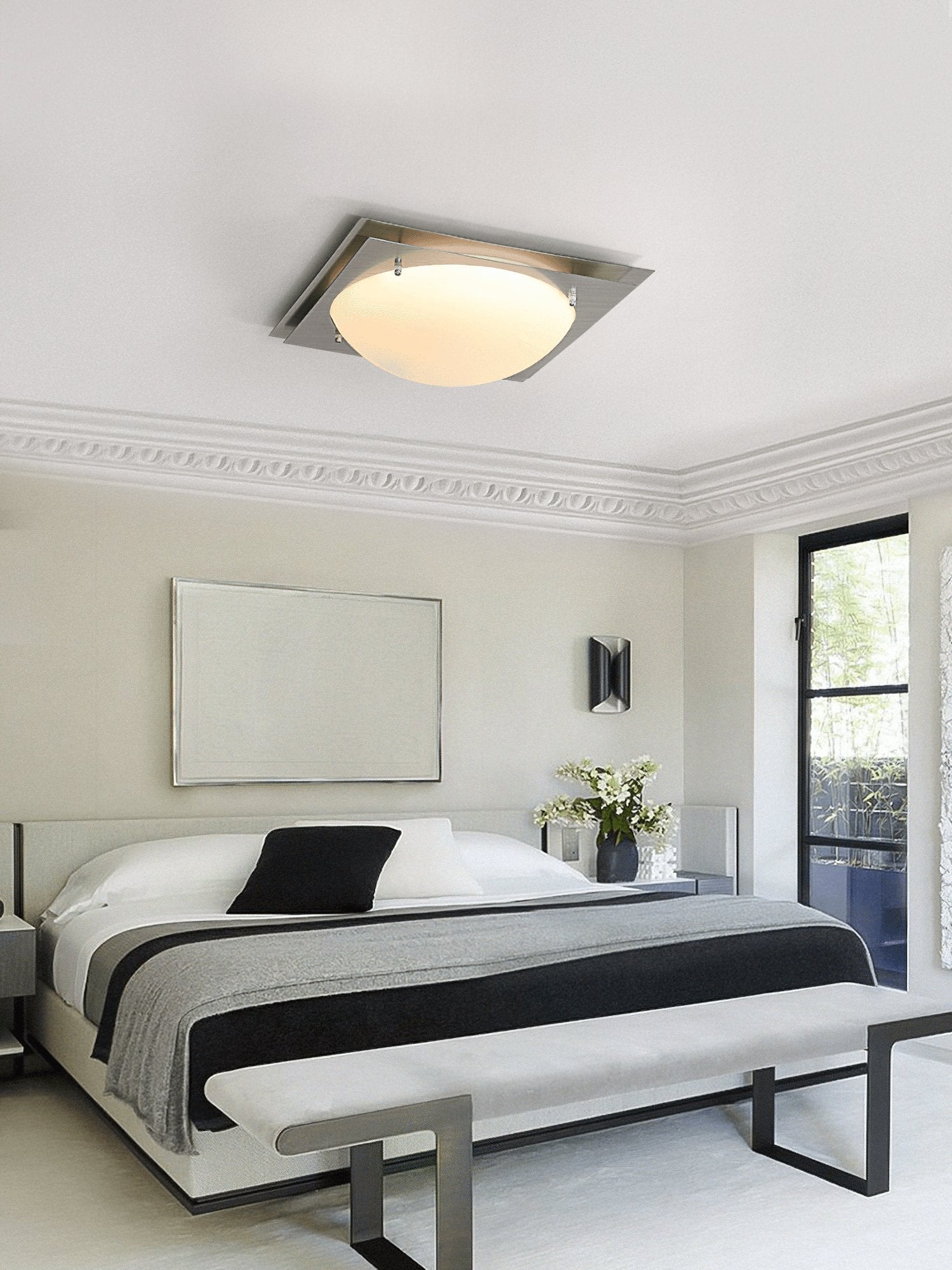 Edged Glass Ceiling Lamp - Lamp Outdoor