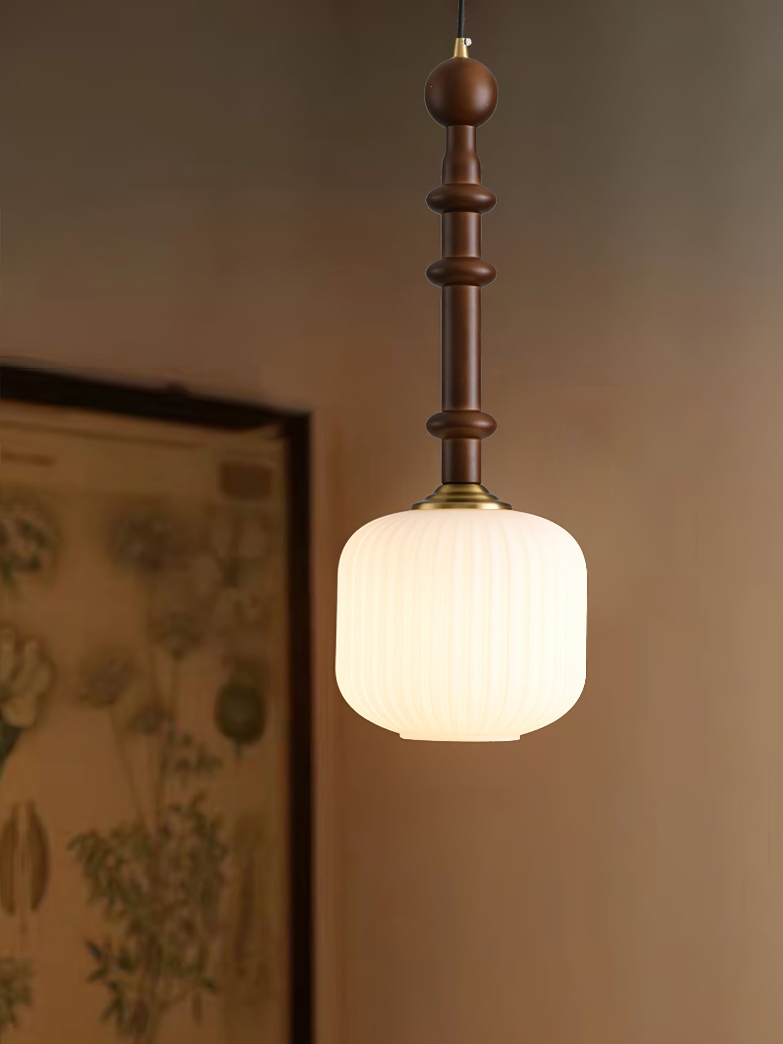 Edison Wood Pendant Light - Lamp Outdoor